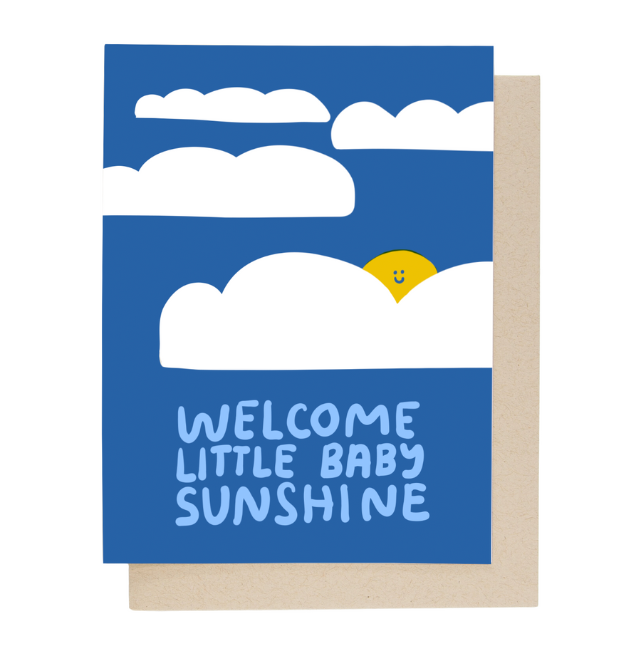 Welcome Baby Sunshine Card