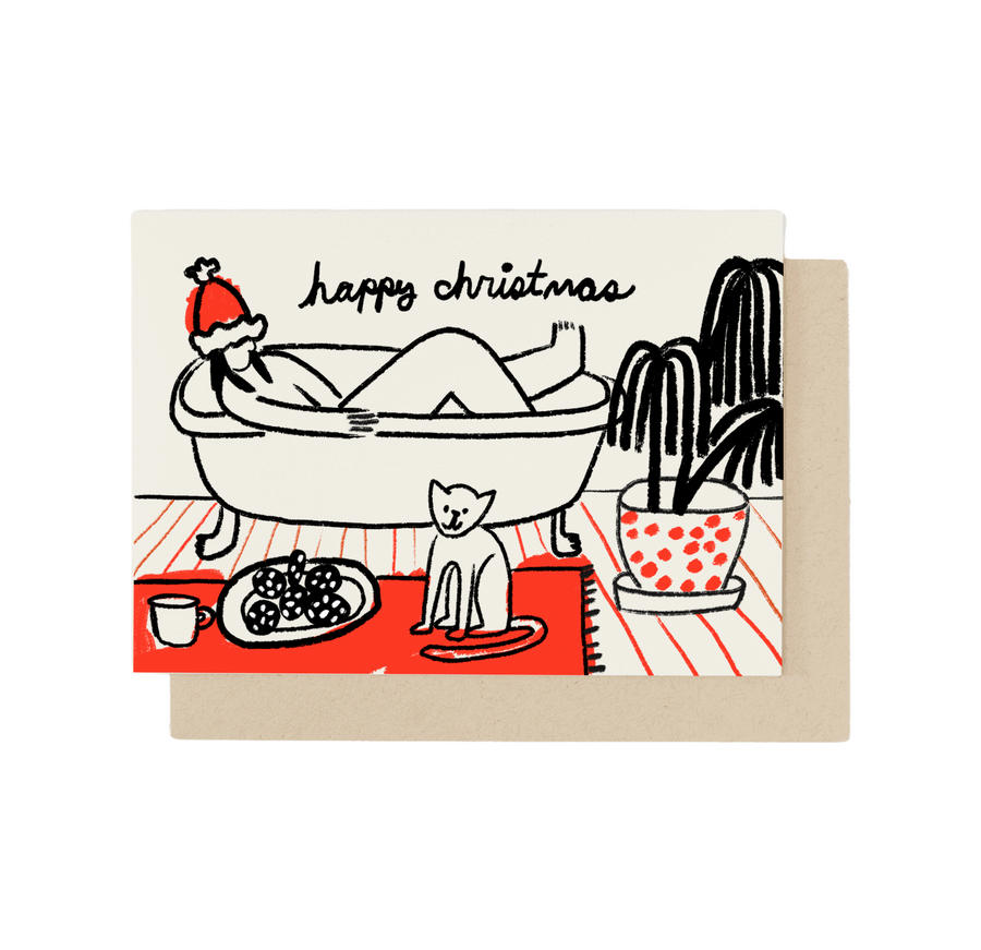 Christmas Bath Card