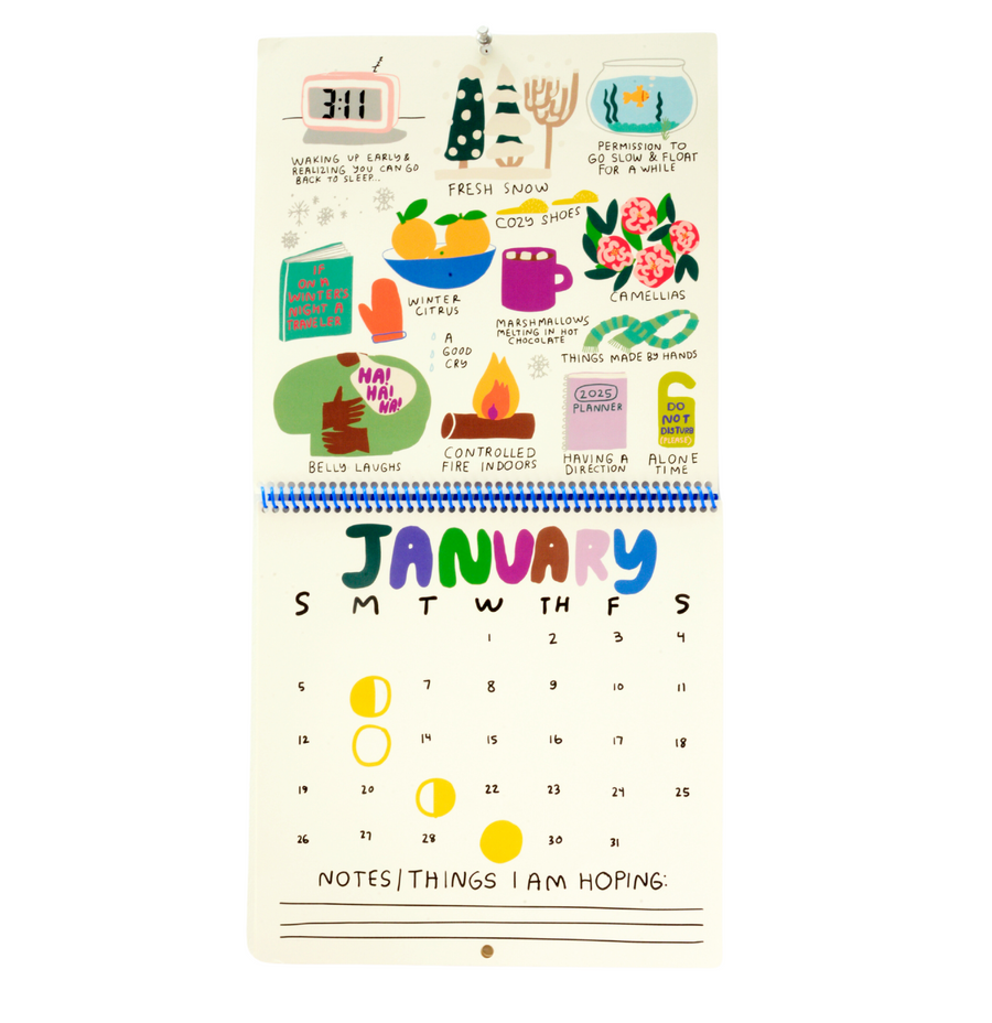 2025 Only Good Things 12-Month Wall Calendar - PREORDER Ships November 20