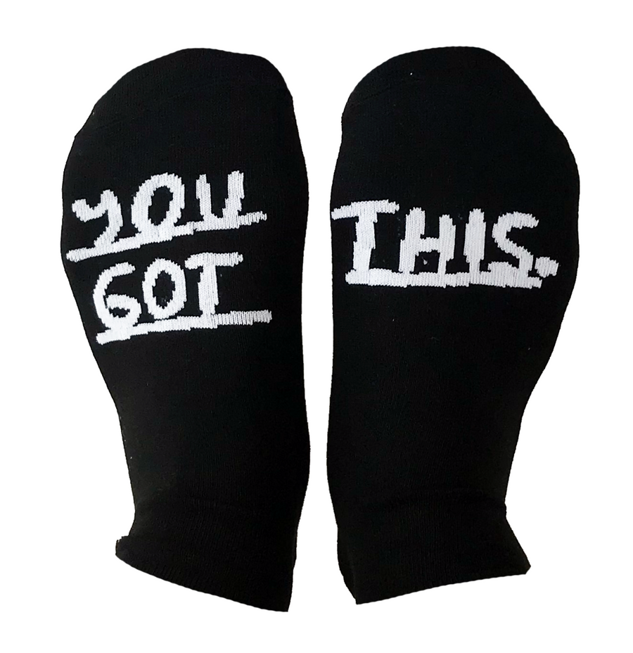 You Got This Socks in Black