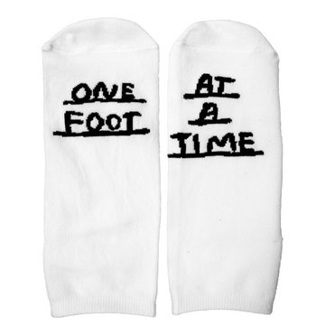 One Foot At A Time Socks