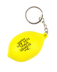 Lemon Stress Ball Keychain