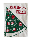 Christmas Pizza Tea Towel