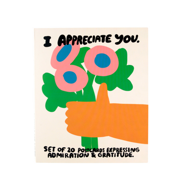 I Appreciate You Postcard Deck