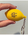 Lemon Stress Ball Keychain